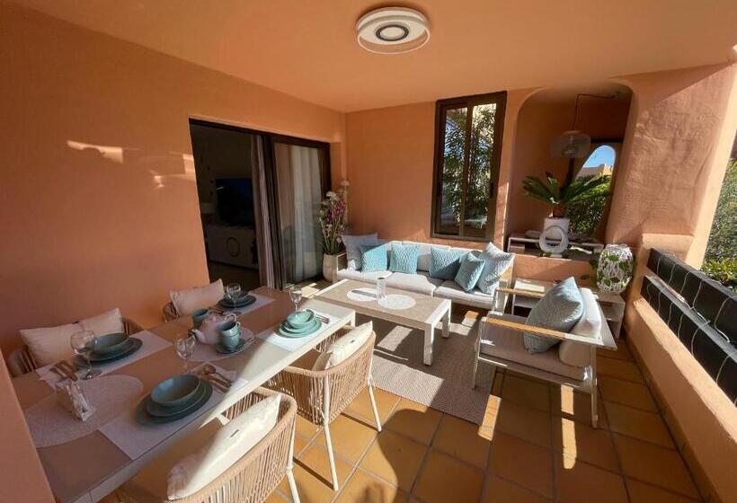 Casares Beach Golf Apartment With Private Garden Direct Pool Access