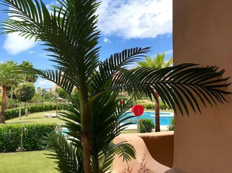 Casares Beach Golf Apartment With Private Garden Direct Pool Access