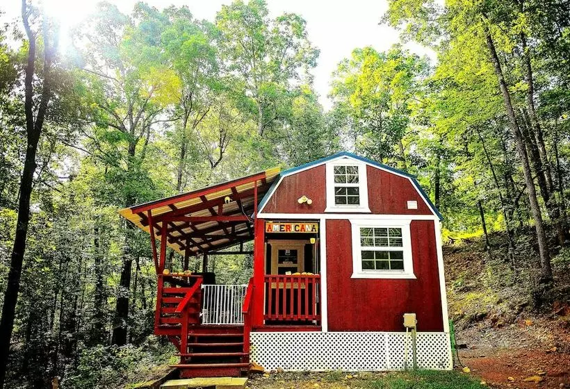 The Americana   Parker Creek Bend Cabins