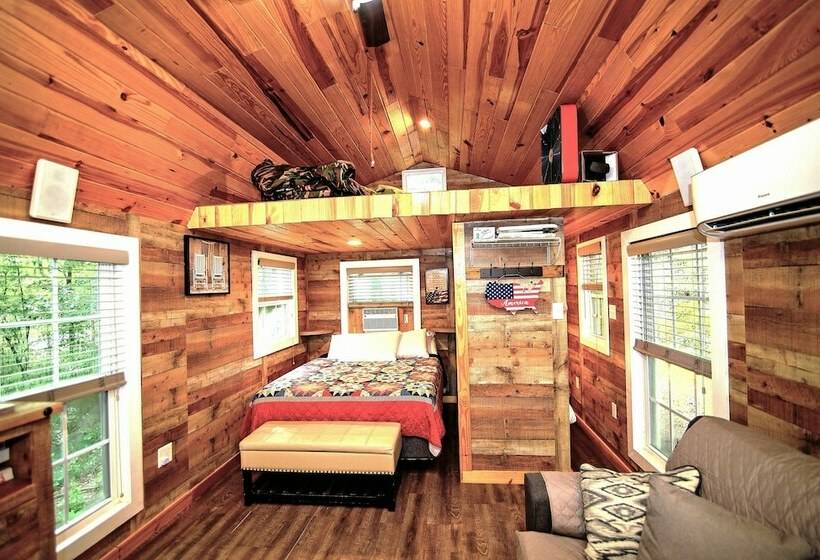 The Americana Parker Creek Bend Cabins