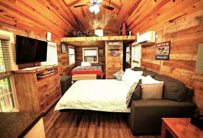 The Americana   Parker Creek Bend Cabins