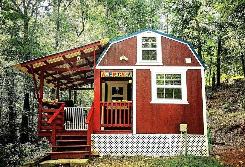 The Americana   Parker Creek Bend Cabins