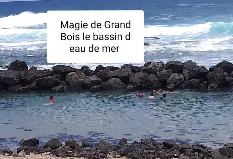 پانسیون Suite Indigo Jacuzzi Prive Piscine Vue Mer Acces Cuisine Laverie