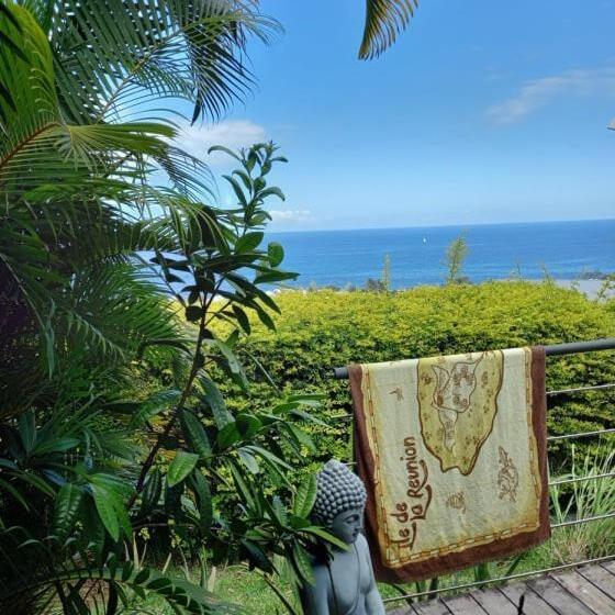 پانسیون Suite Indigo Jacuzzi Prive Piscine Vue Mer Acces Cuisine Laverie