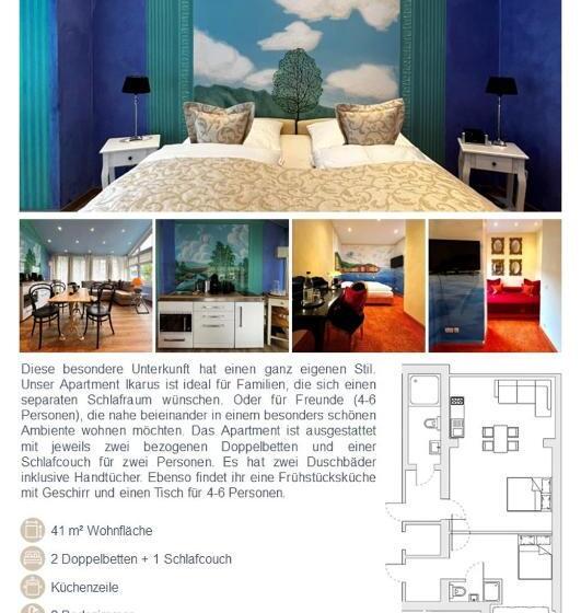 בית מלון כפרי Park Villa Zentral Am Mittelrhein   Zimmer & Apartments