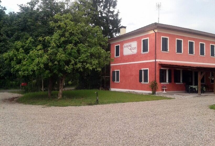 تختخواب و صبحانه Barone Rosso