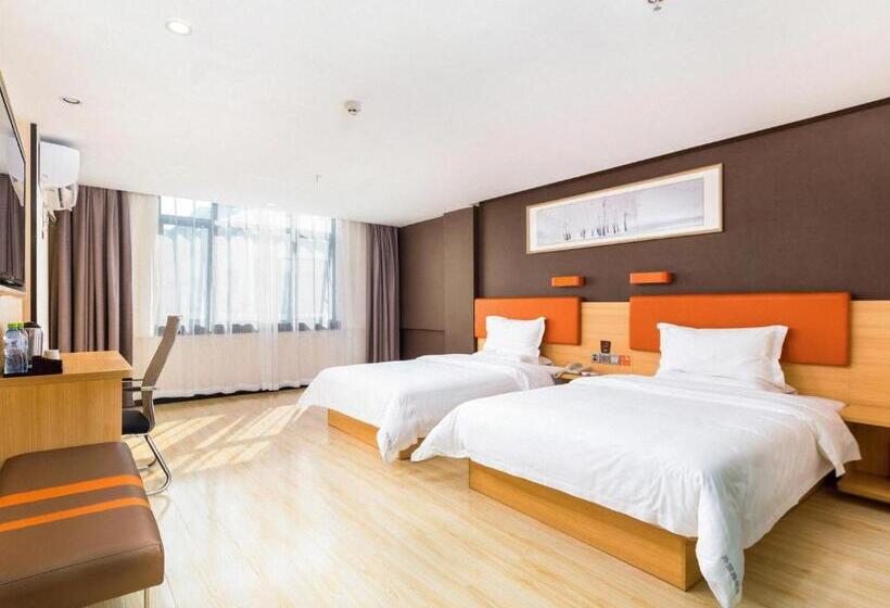 בית מלון כפרי 7 Days Premium Sanya Bay Haiyue Plaza Foreign Trade Road Food Street Branch