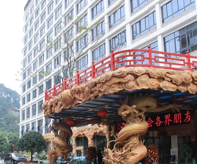 בית מלון כפרי Longmen Shuidu Yangxin Valley Hot Spring