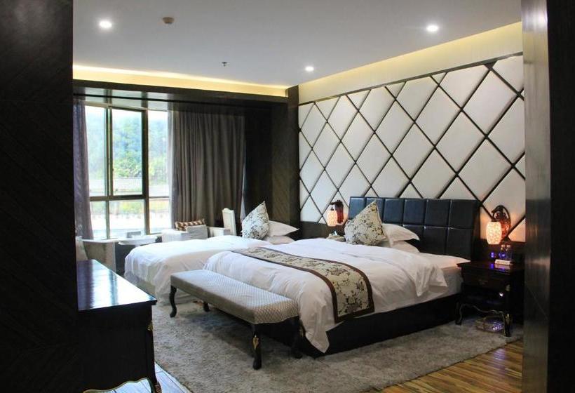 בית מלון כפרי Longmen Shuidu Yangxin Valley Hot Spring