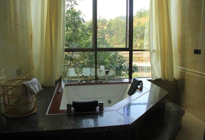 בית מלון כפרי Longmen Shuidu Yangxin Valley Hot Spring