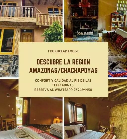 ホテル Ekokuelap Lodge Y Turismo Alternativo