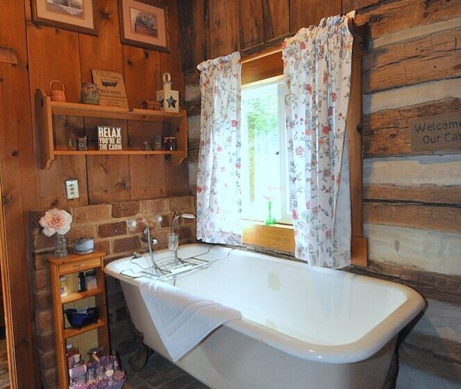 Pondview Cabin Log Cabin Retreat