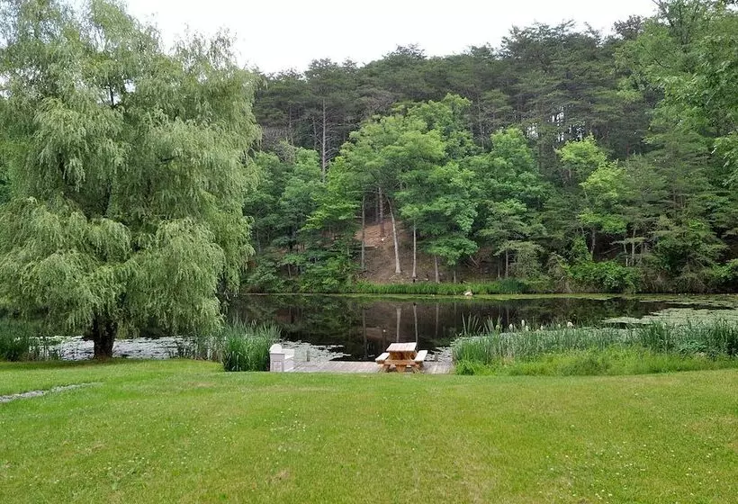Pondview Cabin   Log Cabin Retreat