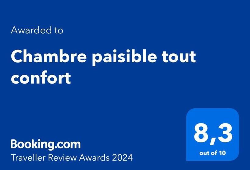 צימר Chambre Paisible Tout Confort