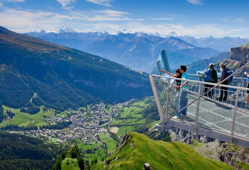 Otel Walliserhof Leukerbad Therme