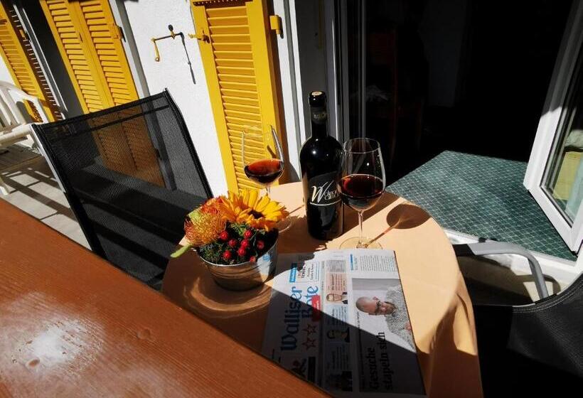 Otel Walliserhof Leukerbad Therme