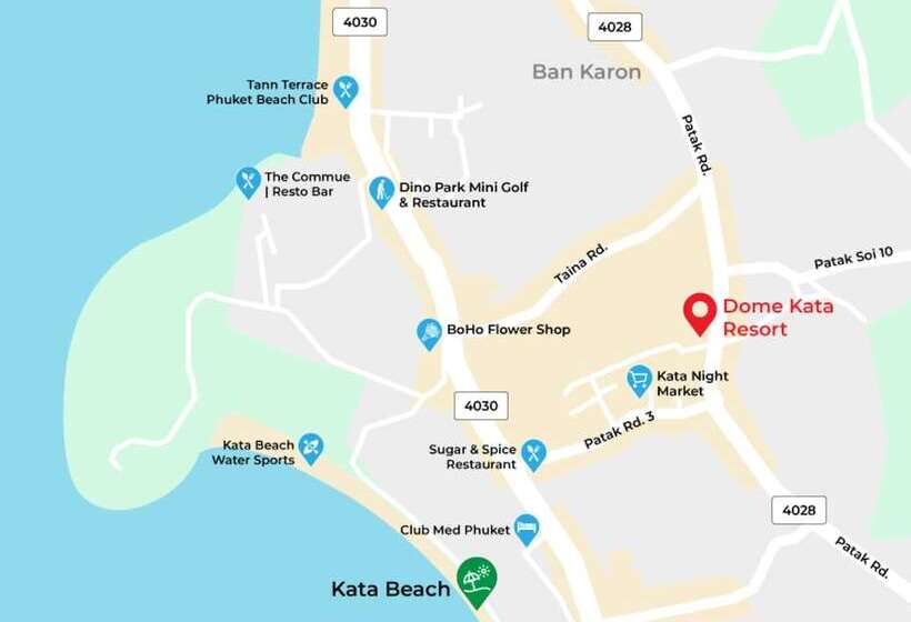 בית מלון כפרי Dome Kata Resort