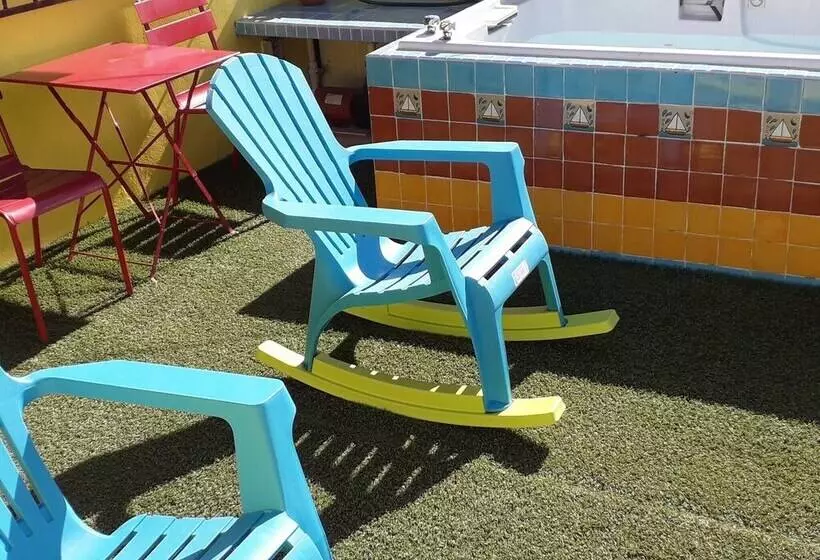 تختخواب و صبحانه Cancun Guest House 4 Terrace Tub