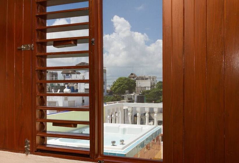 تختخواب و صبحانه Cancun Guest House 4 Terrace Tub