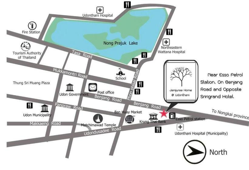 膳宿费 Jamjuree Home At Udonthani