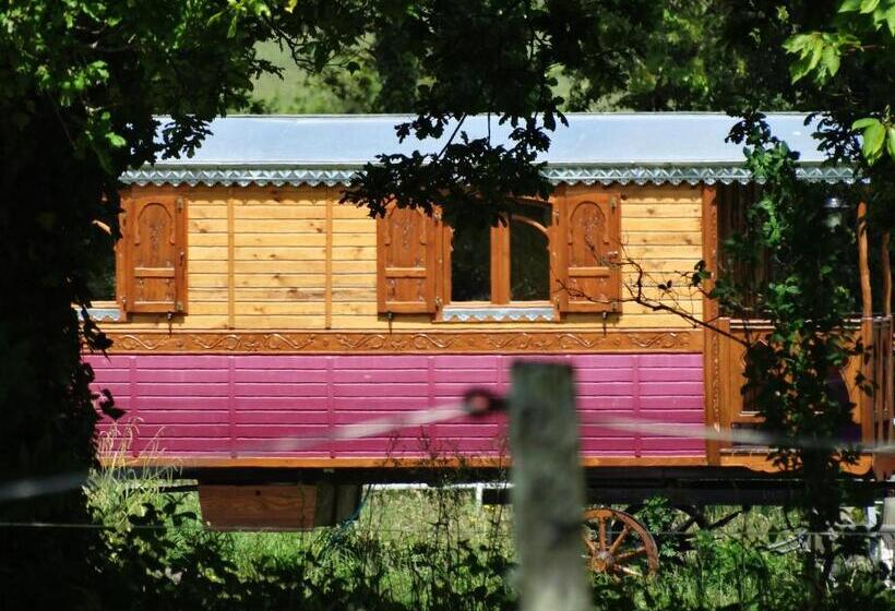 Bed and Breakfast Une Roulotte Et Des Chevaux