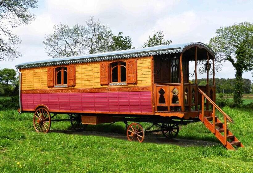 Bed and Breakfast Une Roulotte Et Des Chevaux