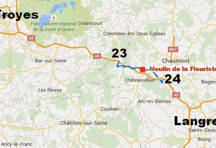 ペンション Moulin De La Fleuristerie