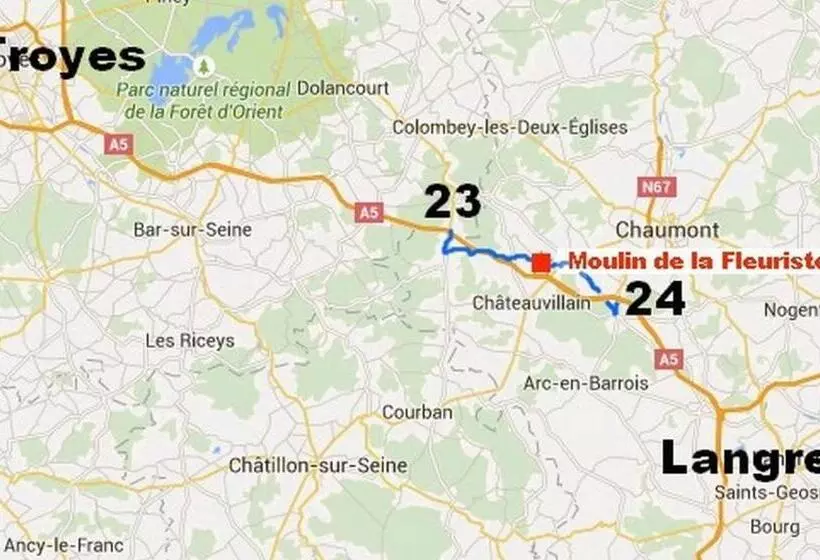 ペンション Moulin De La Fleuristerie