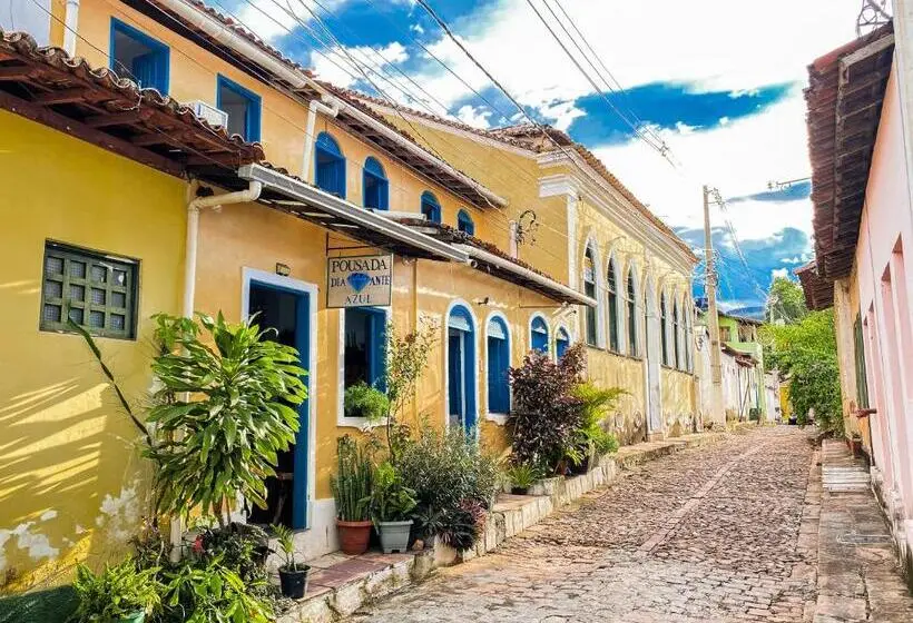 ペンション Pousada Diamante Azul  Aconchego No Centro De Lençois