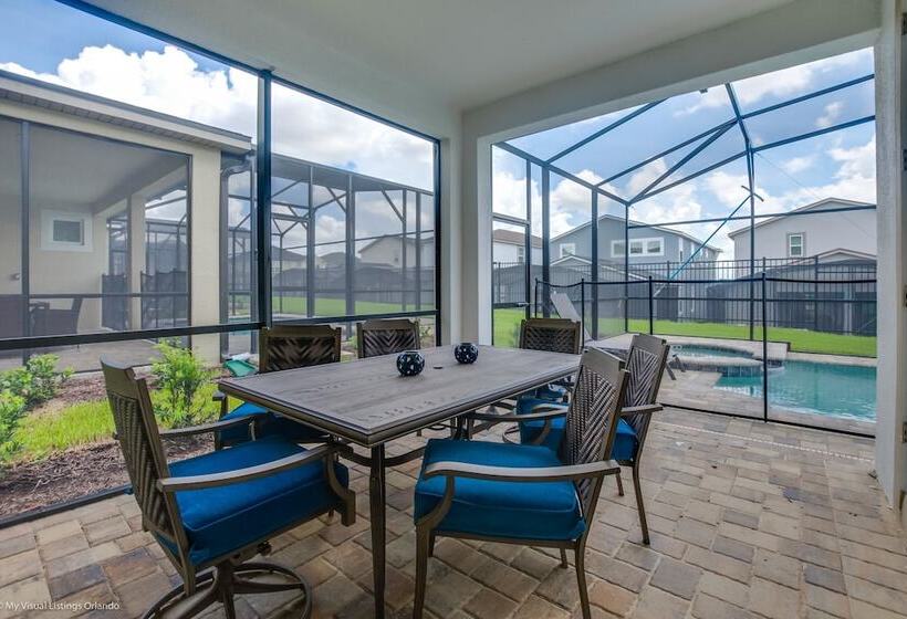 7 Bed 5 Ba Villa With Games, Pool & Spa