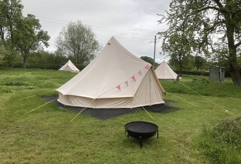 Glamping At The Homestead   Ensuite Bell Tent