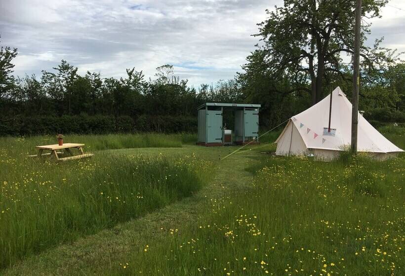 Glamping At The Homestead   Ensuite Bell Tent