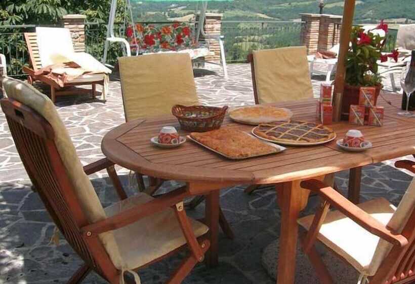 בית מלון כפרי B&b La Terrazza Del Subasio