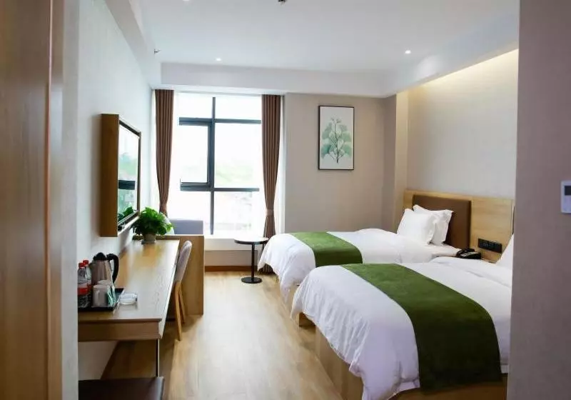 Hotelli Greentree Inn Ankang Chengpeng Mechatronics Citybusiness