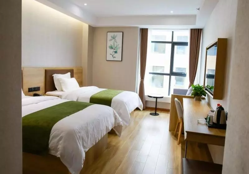 Hotelli Greentree Inn Ankang Chengpeng Mechatronics Citybusiness