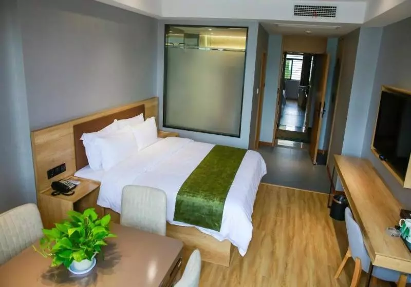 Hotelli Greentree Inn Ankang Chengpeng Mechatronics Citybusiness