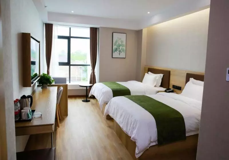 Hotelli Greentree Inn Ankang Chengpeng Mechatronics Citybusiness