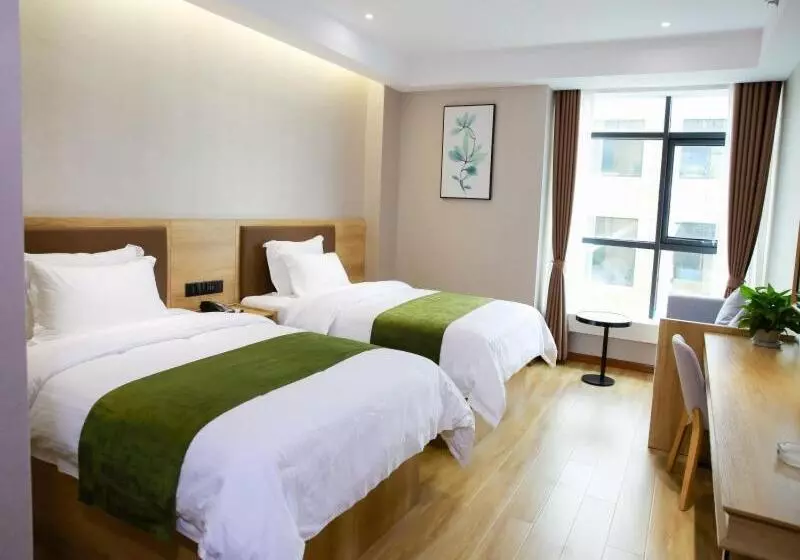 Hotelli Greentree Inn Ankang Chengpeng Mechatronics Citybusiness