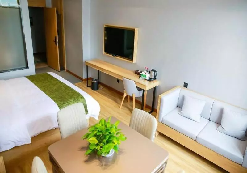 Hotelli Greentree Inn Ankang Chengpeng Mechatronics Citybusiness