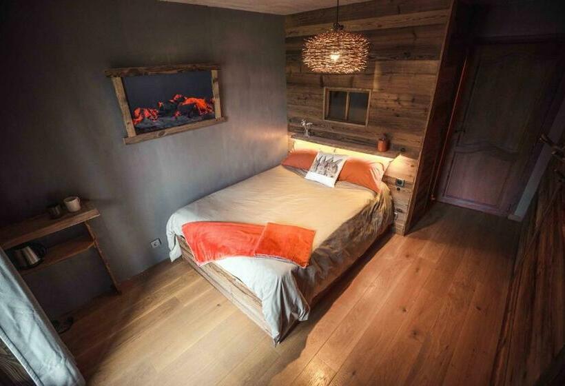 펜션 Chambres En Chalet Petit Déjeuner Inclus