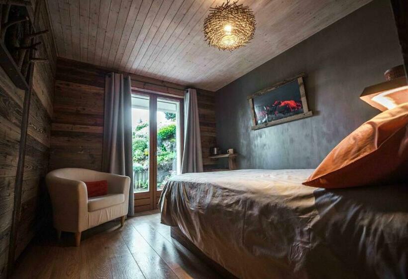 펜션 Chambres En Chalet Petit Déjeuner Inclus