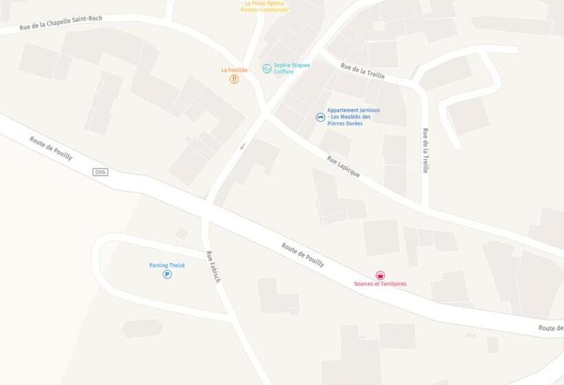 مبيت وإفطار Appartement Bagnols   Les Meublés Des Pierres Dorées