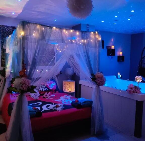 צימר Loft Avec Baignoire Spa Lécrin Romantique