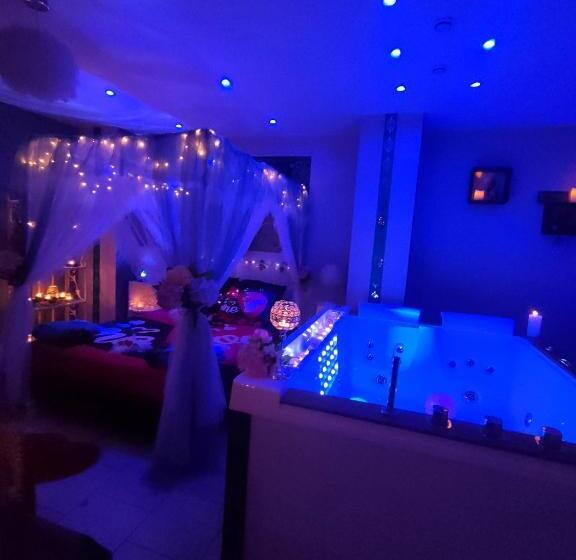 צימר Loft Avec Baignoire Spa Lécrin Romantique