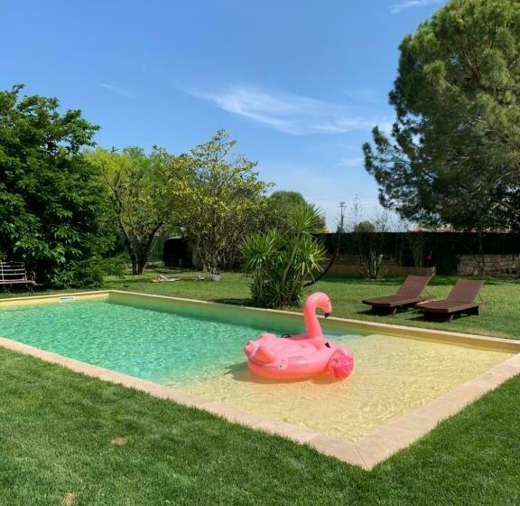 ベッドアンドブレックファースト Le Patio, Chambres D Hôtes Pour Adultes En Camargue, Possibilité De Naturisme à La Piscine