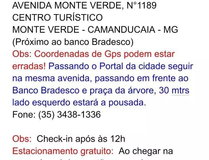 Majatalo Pousada Dos Pássaros