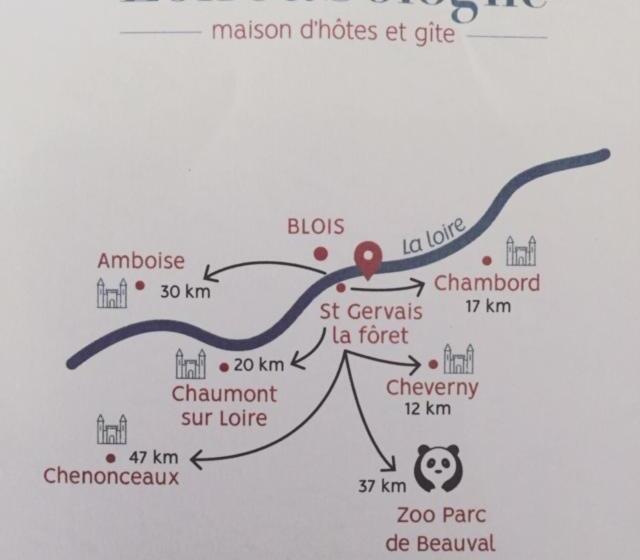 פנסיון Entre Loire Et Sologne Maison D Hôtes