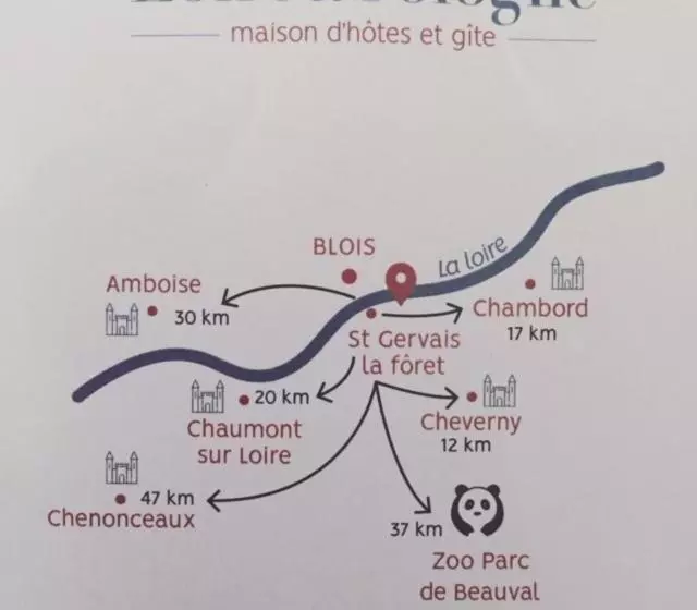 ペンション Entre Loire Et Sologne Maison D Hôtes