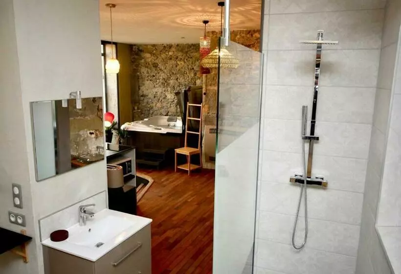 ベッドアンドブレックファースト Appartement Spa Privatif Grenoble At Home Spa