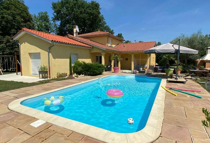 ベッドアンドブレックファースト Chambres Dans Villa Avec Piscine